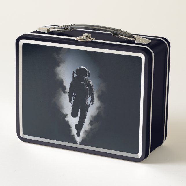Lost in the Cosmos Metal Lunch Box (Front)