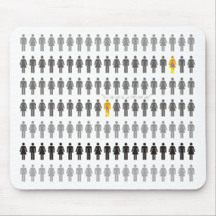 Lost in The Crowd Mousepad