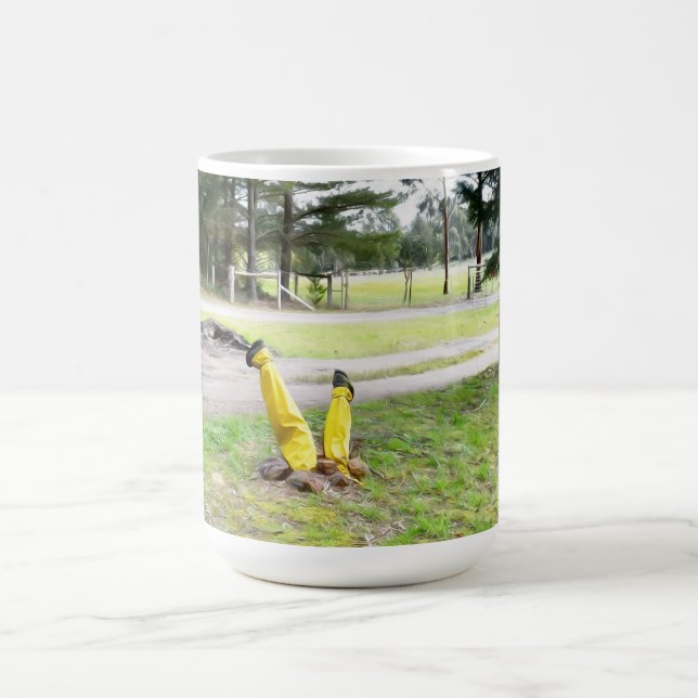 Lost in the Garden Again  Coffee Mug (Center)