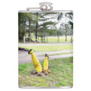 Lost in the Garden Again Hip Flask