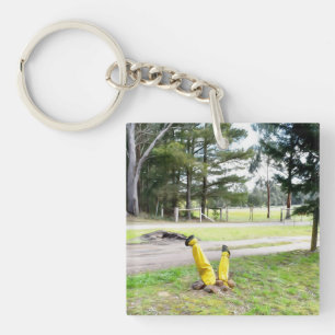Lost in the Garden Again Key Ring