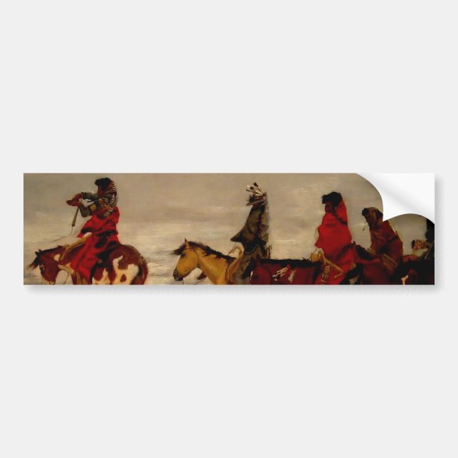 Lost In The Snow Bumper Sticker (Front)