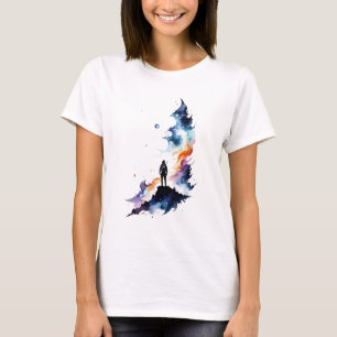 Lost in the Watecolor Cosmos T-Shirt