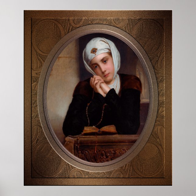 Lost in Thought by Henry Guillaume Schlesinger Poster (Front)
