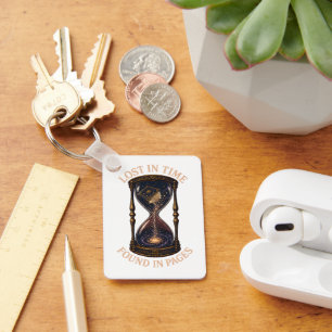 Lost In Time Found In Pages Keychain