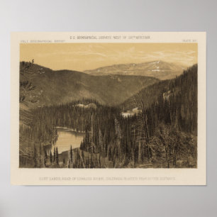 Lost Lakes, Conejos River, Colorado Poster