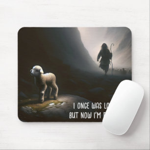 Lost Lamb With Shepherd Mouse Pad