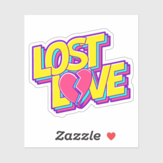 LOST LOVE Custom-Cut Vinyl Sticker
