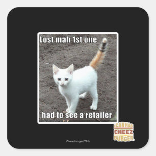 Lost Mah 1st One Square Sticker