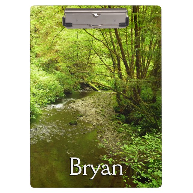 Lost Man Creek I at Redwood National Park Clipboard (Front)