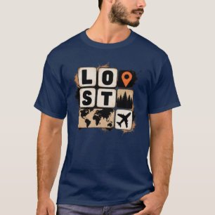 Lost – Minimal Emotional Typography T-Shirt