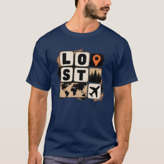 Lost – Minimal Emotional Typography T-Shirt