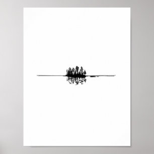 Lost: Montana Treeline Poster