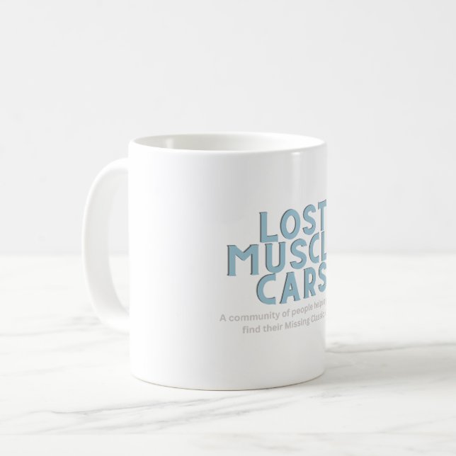 Lost Muscle Cars Coffee Mug (Front Left)