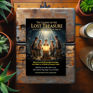 Lost  Pirate Treasure Birthday Party Postcard