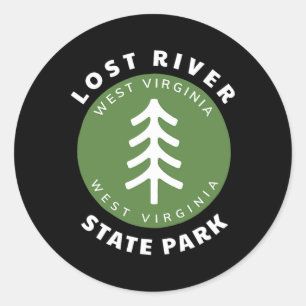 Lost River State Park West Virginia Vacation Souve Classic Round Sticker