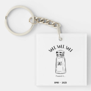 Lost shaker of salt - fond it  key ring
