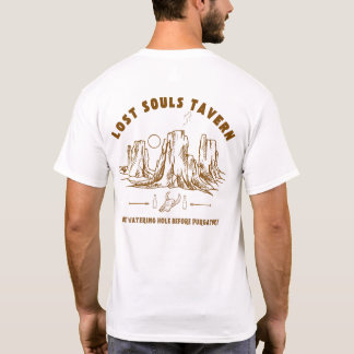 Lost Souls Tavern Bar Shirt also avail. in black