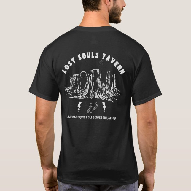 Lost Souls Tavern Bar Shirt also avail. in white (Back)