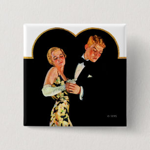 Lost Suspender 15 Cm Square Badge