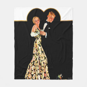 Lost Suspender Fleece Blanket