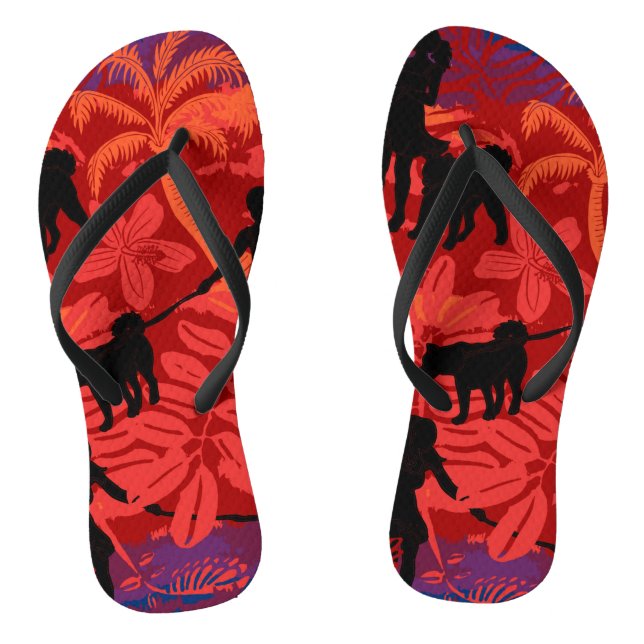 Lost Together slippahs Thongs (Footbed)