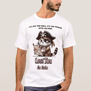 "Lost Too – Go Solo Pirate Cat Tee