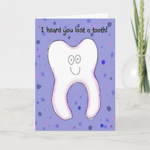 Lost Tooth Teeth Smile Child Congratulations Card