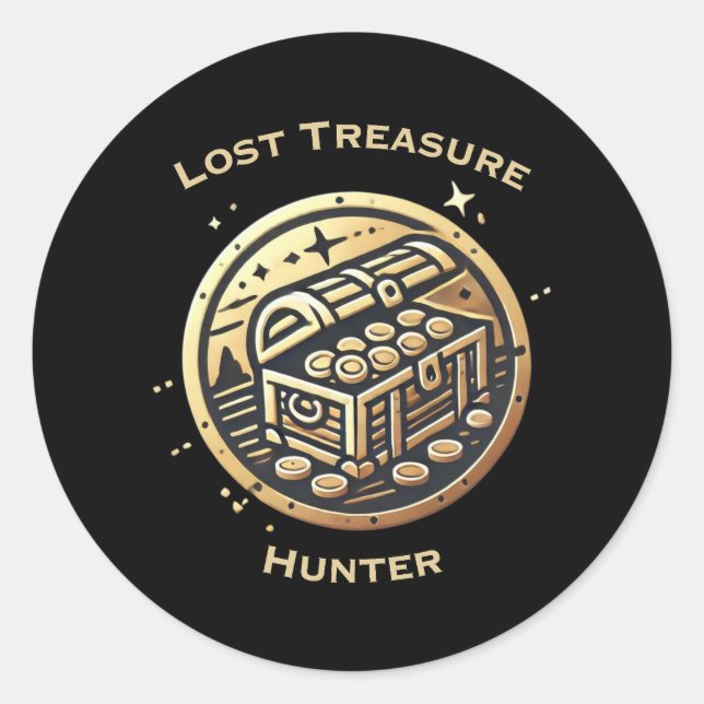 Lost Treasure Hunter Stickers (Front)