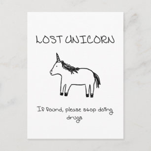 Lost Unicorn Postcard