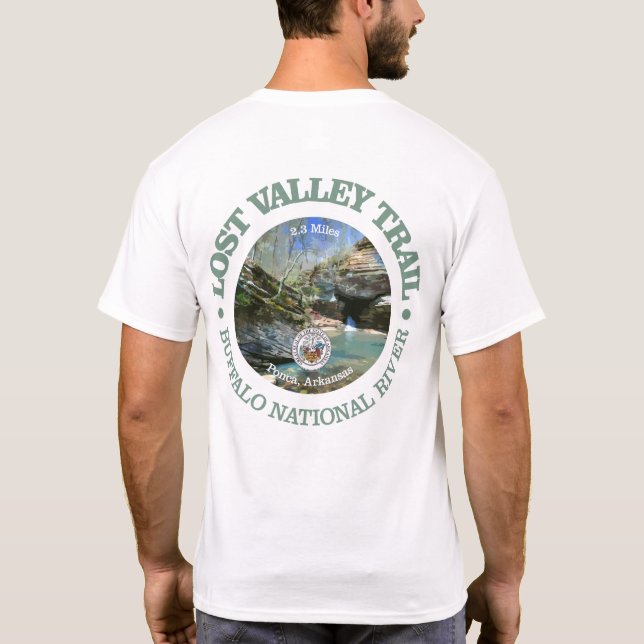 Lost Valley Trail (rd) T-Shirt (Back)