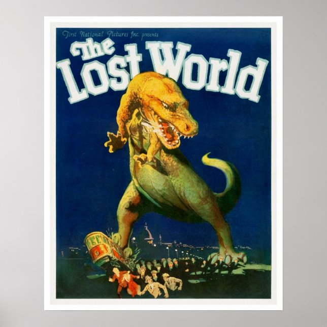 Lost World Dinosaur Poster (Front)