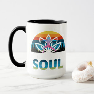 Lost Your Mind Find Your Soul – Retro Yoga Mug