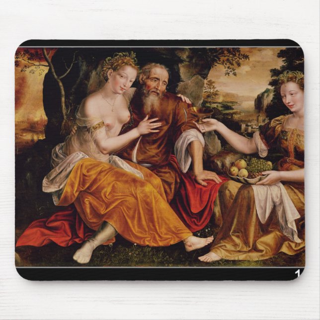 Lot and his Daughters, c.1565 Mouse Pad (Front)