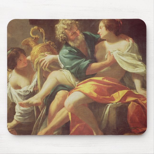 Lot and his Daughters, c.1630 (oil on canvas) Mouse Pad (Front)