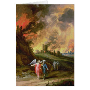 Lot and His Daughters Leaving Sodom