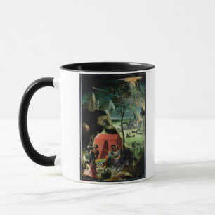 Lot and his Daughters (oil on panel) Mug