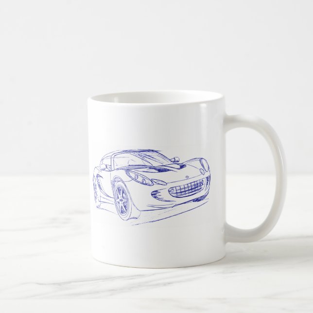 Lot Elise 2nd gen sketch Coffee Mug (Right)