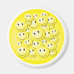 Lot of bubble faces . magnet