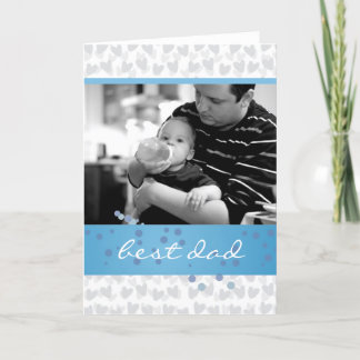 lot of hearts for best dad ever card
