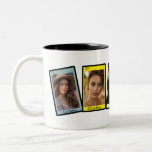 Loteria Mexican Bingo Card Custom Two-Tone Coffee Mug<br><div class="desc">A cute custom loteria inspired mug for final fiesta bachelorette parties and bridal parties. Add your own photos using the personalisation feature. Message me to add more cards/ for customised number of cards and special design requests.</div>