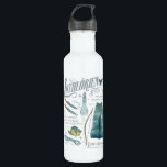 LOTHLORIEN™ Watercolor Collage Graphic 710 Ml Water Bottle<br><div class="desc">Step into the golden woods of Middle-earth™ with this enchanting Lord of the Rings™ design inspired by Lothlórien™. Featuring elegant Elven elements — from flowing cloaks and intricately crafted blades to a graceful bow, vial of light, and delicate leaves drifting on the breeze — this artwork captures the quiet beauty...</div>