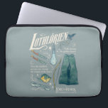 LOTHLORIEN™ Watercolor Collage Graphic Laptop Sleeve<br><div class="desc">Step into the golden woods of Middle-earth™ with this enchanting Lord of the Rings™ design inspired by Lothlórien™. Featuring elegant Elven elements — from flowing cloaks and intricately crafted blades to a graceful bow, vial of light, and delicate leaves drifting on the breeze — this artwork captures the quiet beauty...</div>