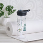 LOTHLORIEN™ Watercolor Collage Graphic Water Bottle<br><div class="desc">Step into the golden woods of Middle-earth™ with this enchanting Lord of the Rings™ design inspired by Lothlórien™. Featuring elegant Elven elements — from flowing cloaks and intricately crafted blades to a graceful bow, vial of light, and delicate leaves drifting on the breeze — this artwork captures the quiet beauty...</div>