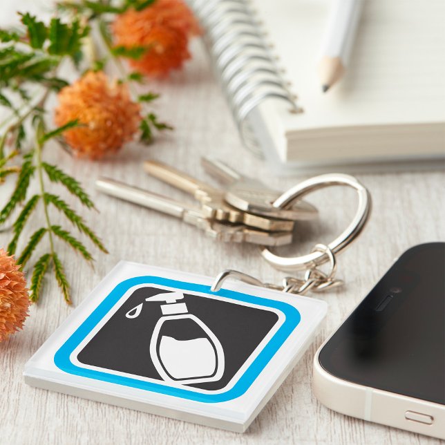Lotion Bottle Icon Key Ring (Creator Uploaded)