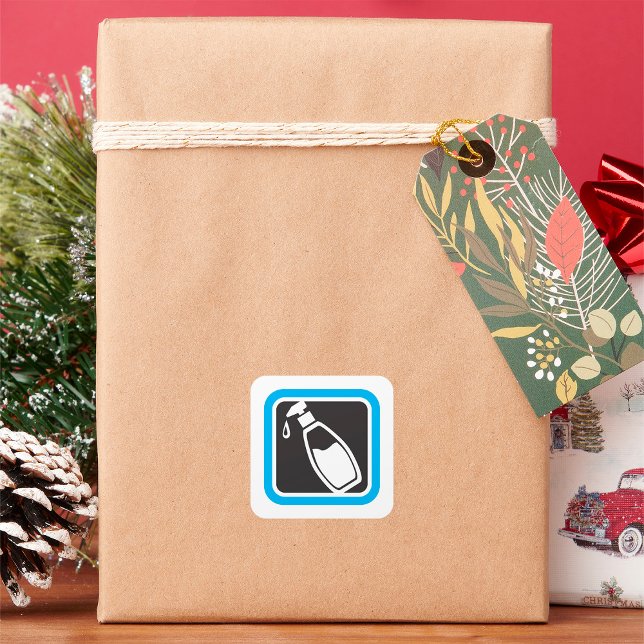 Lotion Bottle Icon Square Sticker (Creator Uploaded)