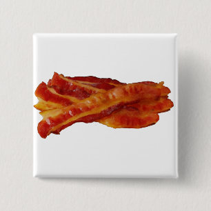 Lots of Bacon 15 Cm Square Badge