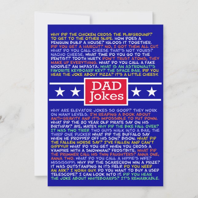Lots of Bad Dad Jokes! (Front)
