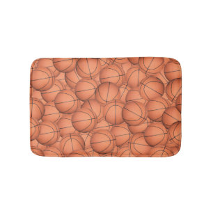 Lots of Basketballs Bath Mat