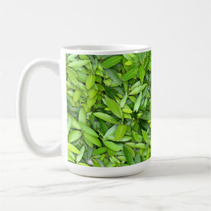 Lots of beautiful green leaves coffee mug